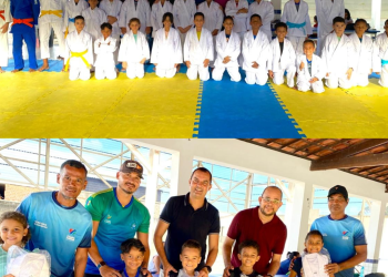 Prefeitura de Campo Alegre entrega novos kimonos a alunos da Escolinha de Judô em Luziápolis