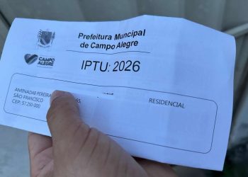 Contribuinte que pagar o IPTU 2026 em cota única terá 30% de desconto