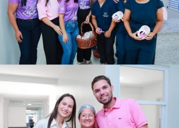 Gestor administrativo Duduzinho Pereira realiza entrega de mimos para mulheres na unidade mista de saúde