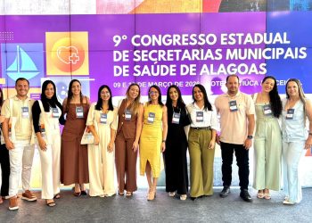 Secretárias e profissionais da saúde de Campo Alegre participam do 9º Congresso Estadual de Secretarias Municipais de Saúde