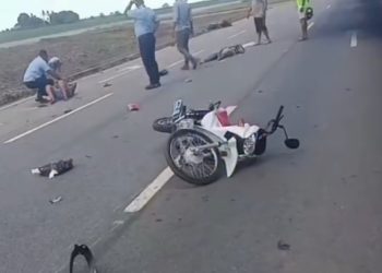 Três pessoas ficam em estado gravíssimo após acidente entre motos na AL-220 em Campo Alegre