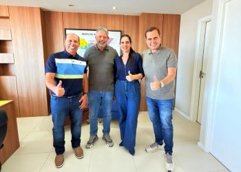 Pauline Pereira participa de reunião de alinhamento político com Arthur Lira e Fernando Pereira