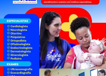 Saúde que Faz leva consultas, exames e especialistas à população do Sebastião de Oliveira Gomes nesta sexta-feira