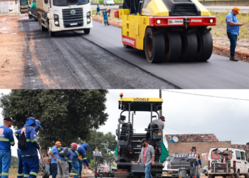 Bairro Belo Horizonte recebe início de nova etapa de pavimentação asfáltica