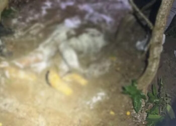 Dois homens são encontrados enterrados em cova rasa com mãos amarradas