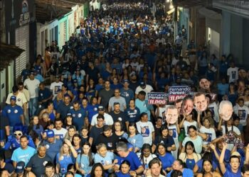 Grande caminhada reúne multidão em Campo Alegre com candidatos apoiados por Pauline Pereira