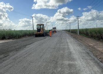 Reta final: AL-105 avança para a fase de acabamento no trecho entre Campo Alegre e Luziápolis