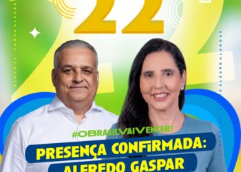 Bloco do 22 em Campo Alegre terá presença de Alfredo Gaspar em ato de apoio a Flávio Bolsonaro
