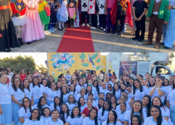 Escola Pedro de Oliveira sai do óbvio da sala de aula e leva projeto de leitura para a comunidade